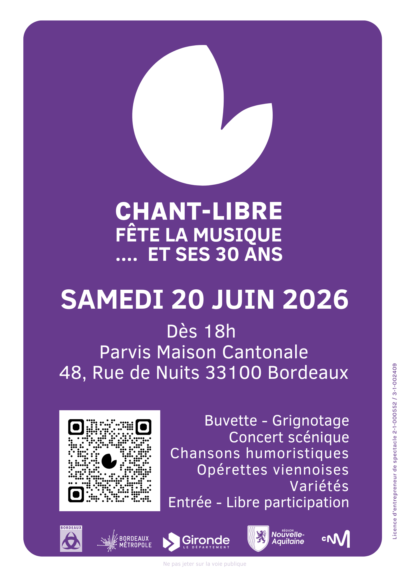 Affiche JUIN 26